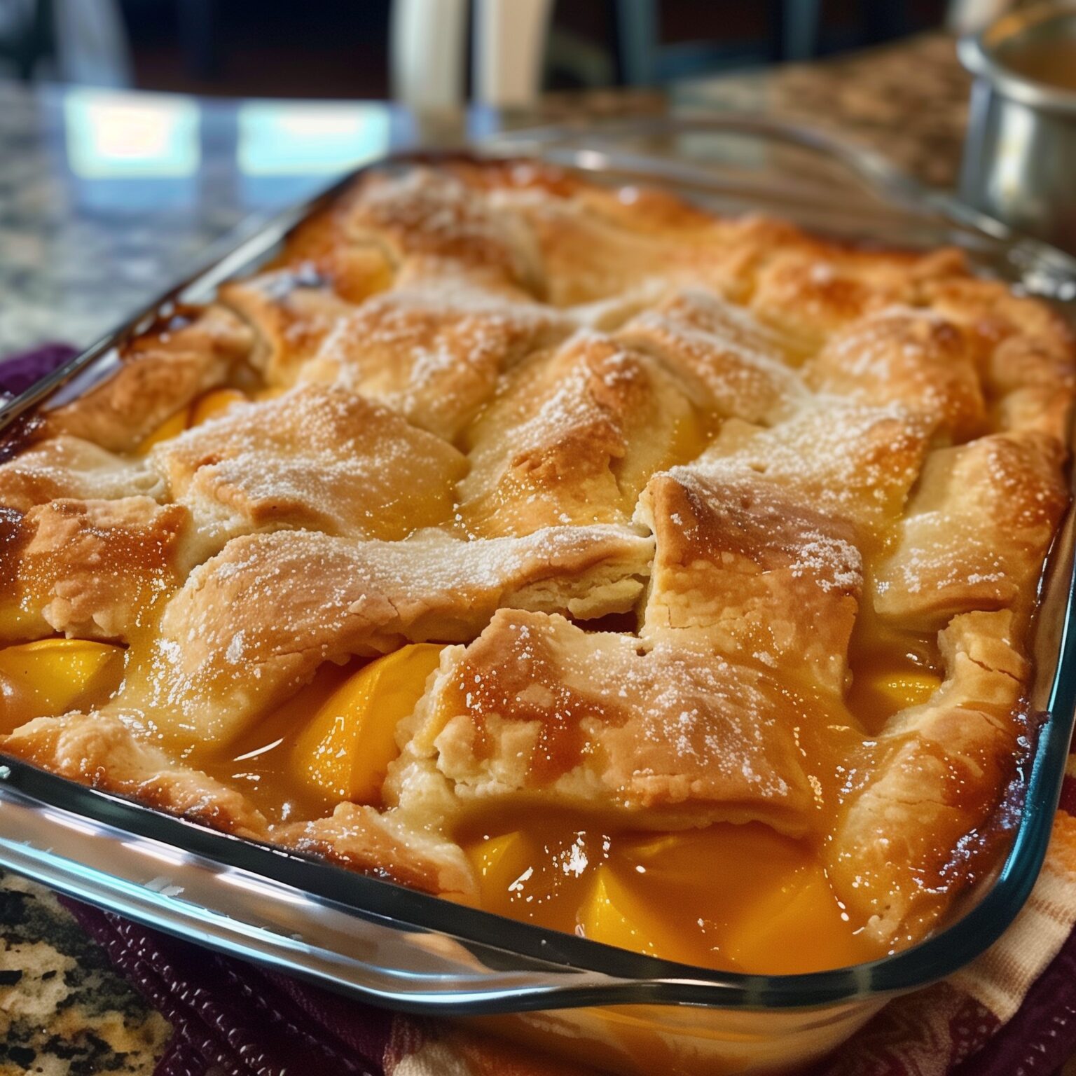 Triple Crust Peach Cobbler - Best Recipes